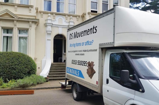 Commercial Removals Van In Ely